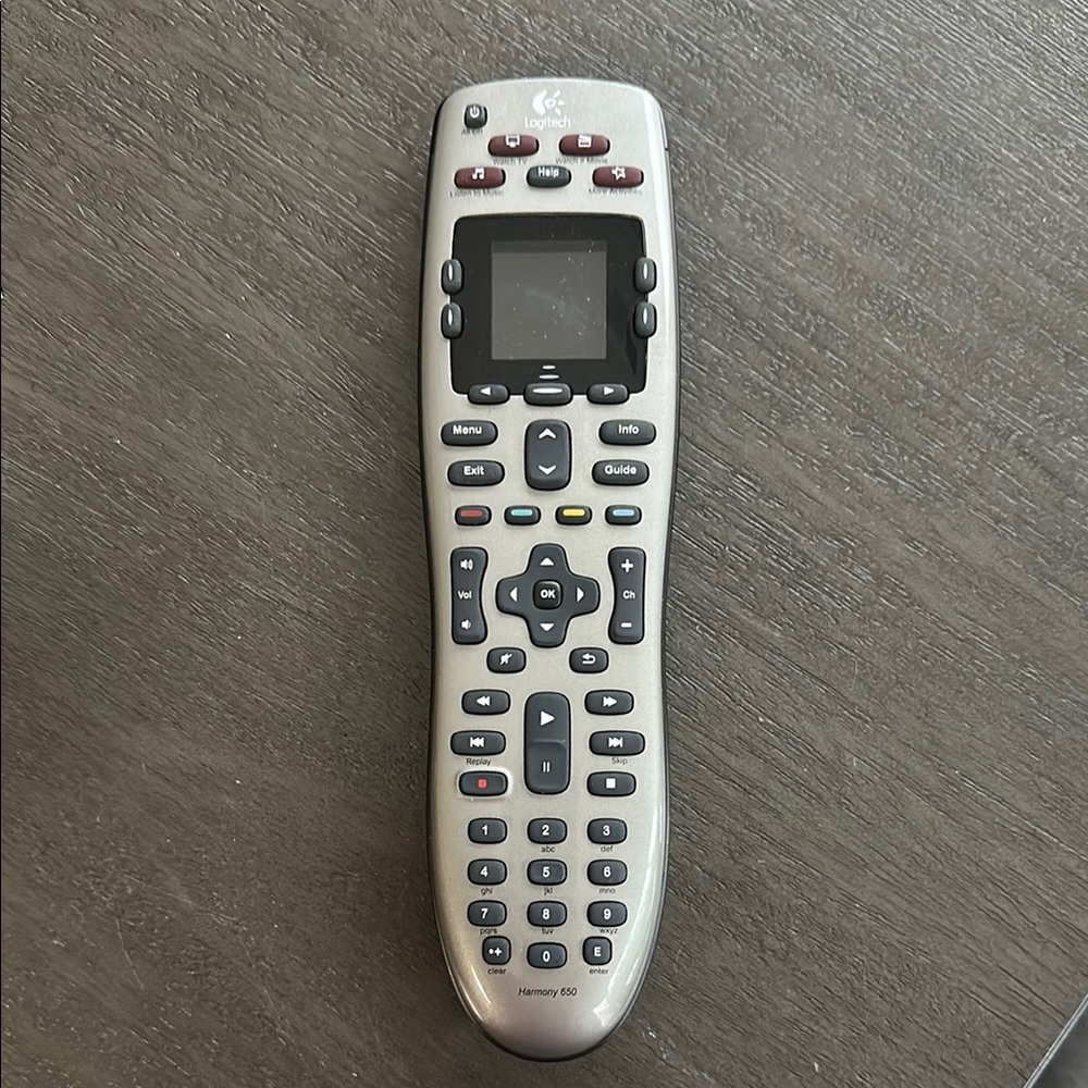 Logitech Harmony 650 Universal TV Remote Control - Silver